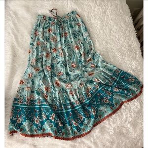 Floral Maxi Skirt